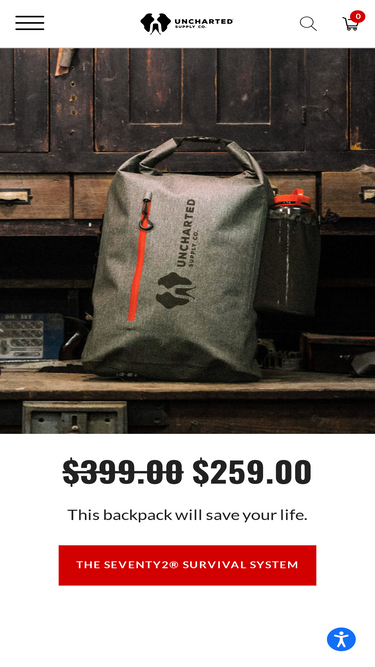 The Vault 65L Duffel Bag - Bag - Uncharted Supply Co