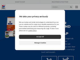 'hillspet.nl' screenshot