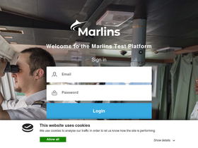 'marlinstests.com' screenshot
