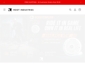 rootindustries.com.au homepage screenshot