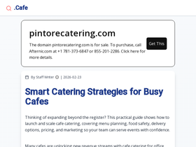 pintorecatering.com