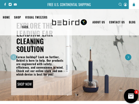 bebirdus.com homepage screenshot