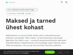 'maksekeskus.ee' screenshot