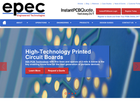 'epectec.com' screenshot