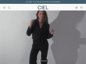 cieleg.com homepage screenshot