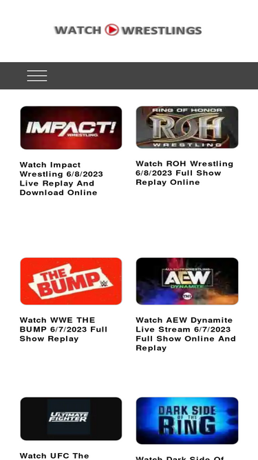 Watch wrestling online discount streaming