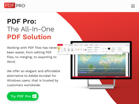 'pdfpro.com' screenshot