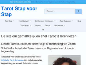 'tarotstapvoorstap.nl' screenshot