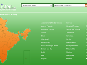 'indialisted.com' screenshot