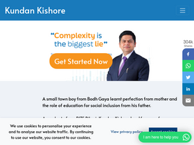 'kundankishore.in' screenshot