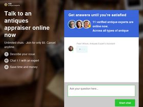 'askantiqueexperts.com' screenshot