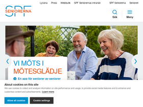 'spfseniorerna.se' screenshot