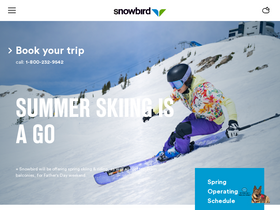 'snowbird.com' screenshot