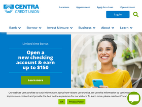'centra.org' screenshot