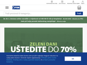 'jysk.ba' screenshot