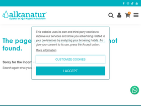 'alkanatur.com' screenshot