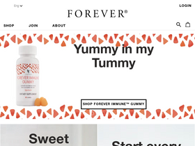 'foreverliving.com' screenshot