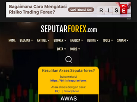 'seputarforex.com' screenshot