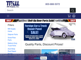 'millsupply.com' screenshot