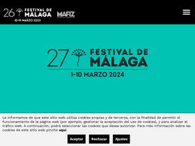 'festivaldemalaga.com' screenshot