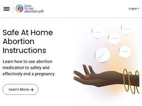 'howtouseabortionpill.org' screenshot