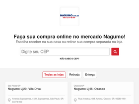 'nagumo.com.br' screenshot