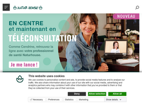 'naturhouse.fr' screenshot