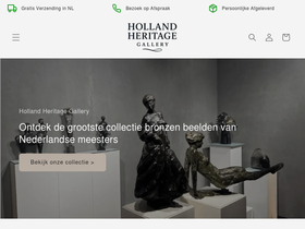 hollandheritage.nl homepage screenshot