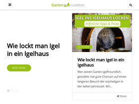 'gartenlexikon.de' screenshot