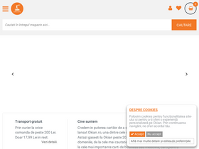 'okian.ro' screenshot
