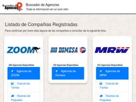 'agencias.com.ve' screenshot