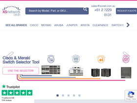 XS Network Tech Pty Ltd homepage screenshot