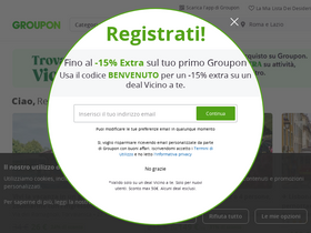 'groupon.it' screenshot