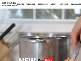 'notanothercookingshow.tv' screenshot