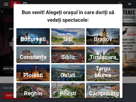 'bilet.ro' screenshot