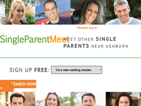 'singleparentmeet.com' screenshot