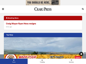 'craigdailypress.com' screenshot