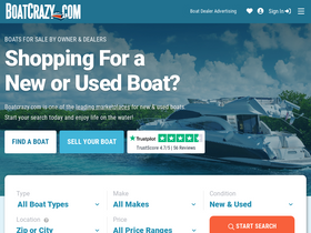 'boatcrazy.com' screenshot