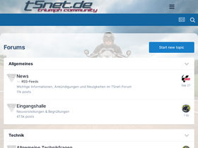 't5net-forum.de' screenshot