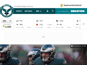 'bleedinggreennation.com' screenshot