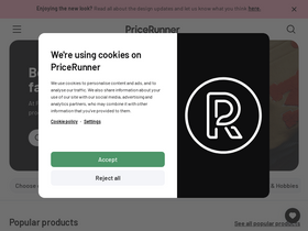 'pricerunner.com' screenshot