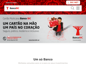 'bancobic.ao' screenshot