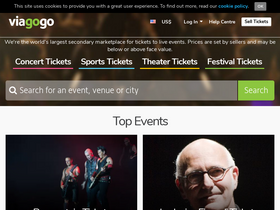 'viagogo.at' screenshot