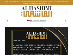 Al Hashimi homepage screenshot