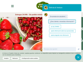 'disfrutaverdura.com' screenshot