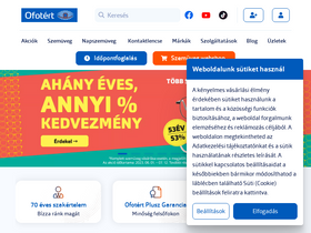'ofotert.hu' screenshot
