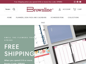 brownline.com homepage screenshot