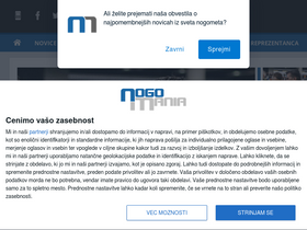 'nogomania.com' screenshot
