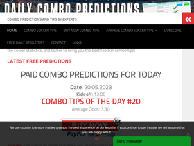 'combopredictions.com' screenshot