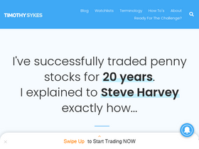 'timsykes.com' screenshot